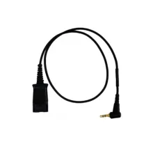 HP Poly Standaard QD-2,5mm jack (Curl) Kabel (85S11AA) - SynFore